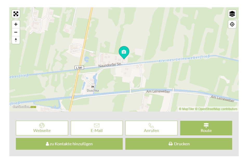 Karte Spreewald Verlinkung