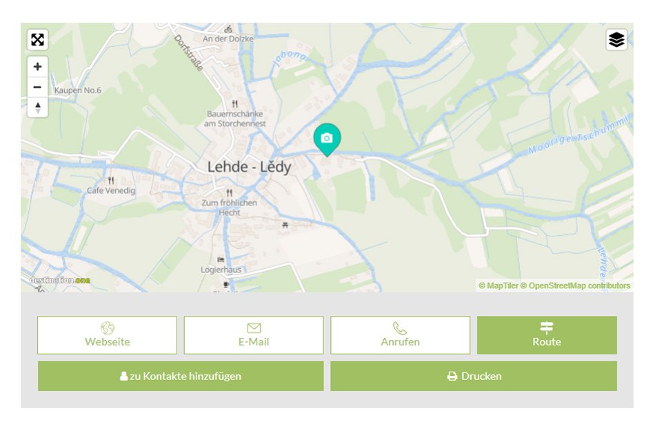 Karte Spreewald Verlinkung