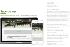 Preisliste Onlinebanner