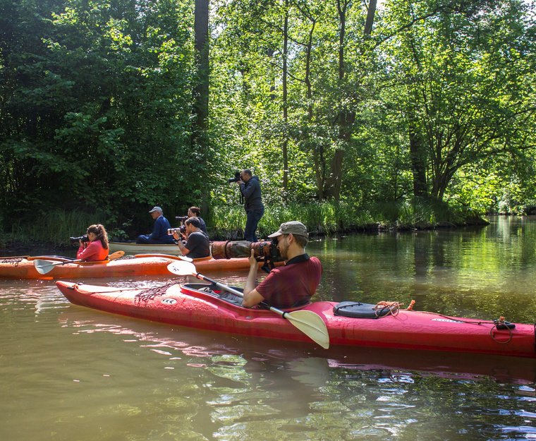 Paddeln im Spreewald und Fototour