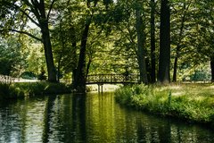 Spreewaldfließ Hochkantansicht