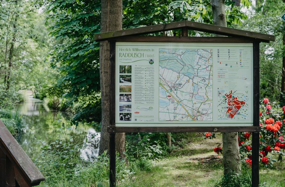 Wanderkarte aussen Schild