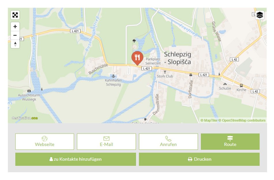 Karte Spreewald Verlinkung