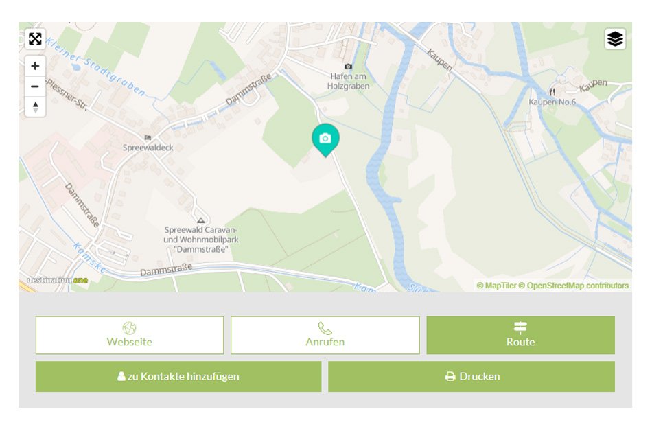 Karte Spreewald Verlinkung