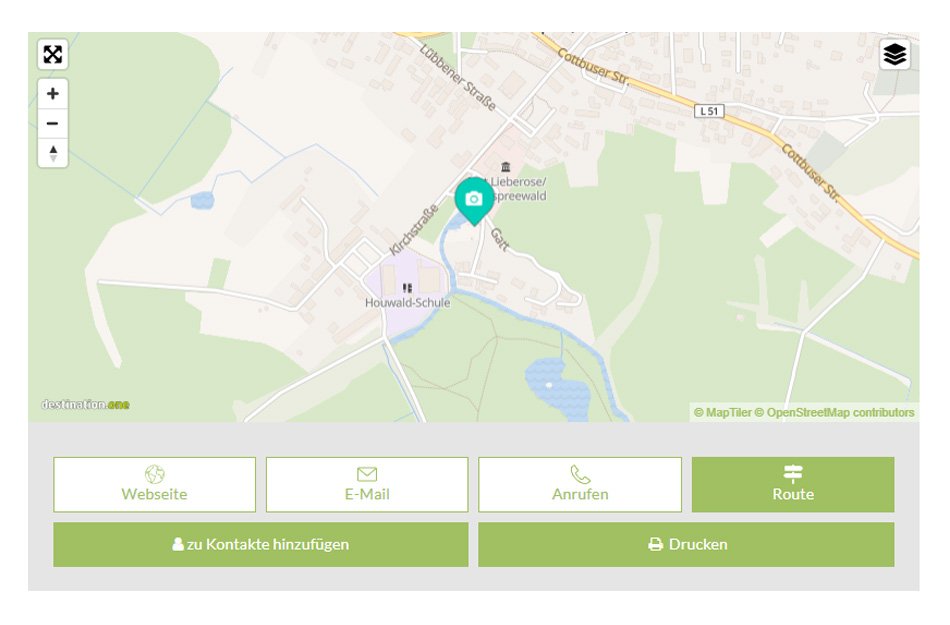 Karte Spreewald Verlinkung