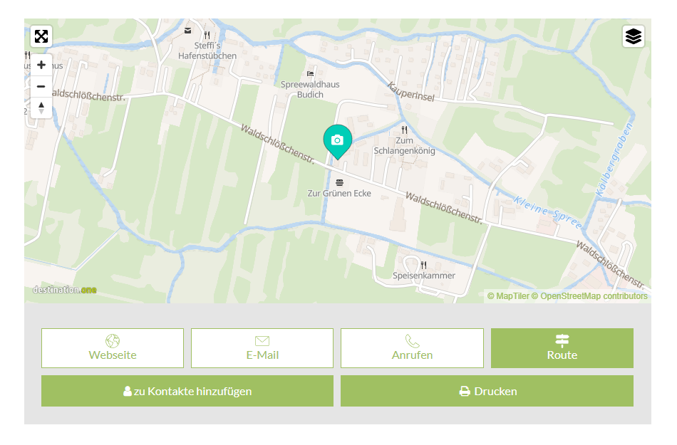 Karte Spreewald Verlinkung