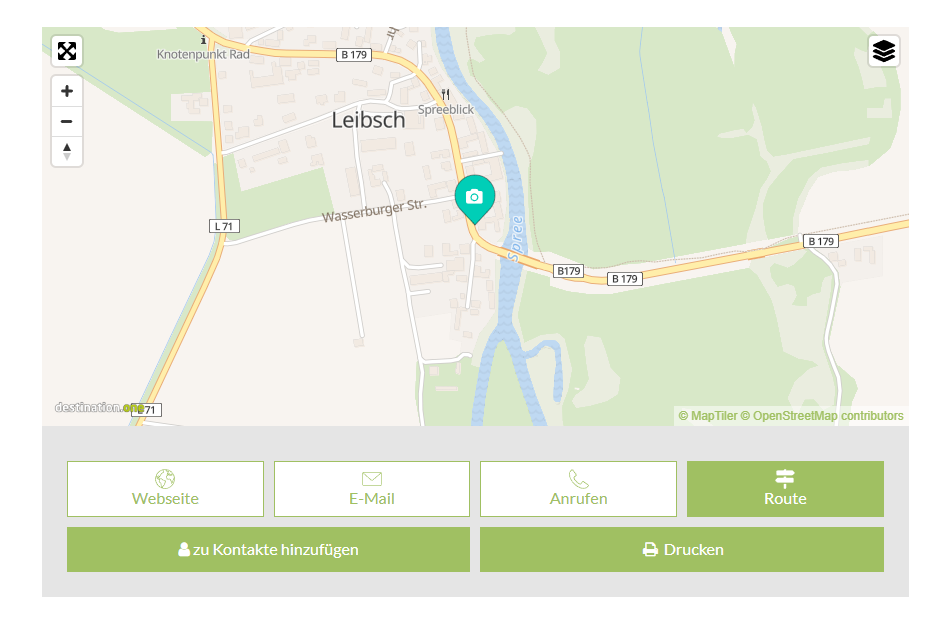 Karte Spreewald Verlinkung