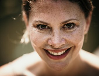 Frau Gesicht Nahaufnahme