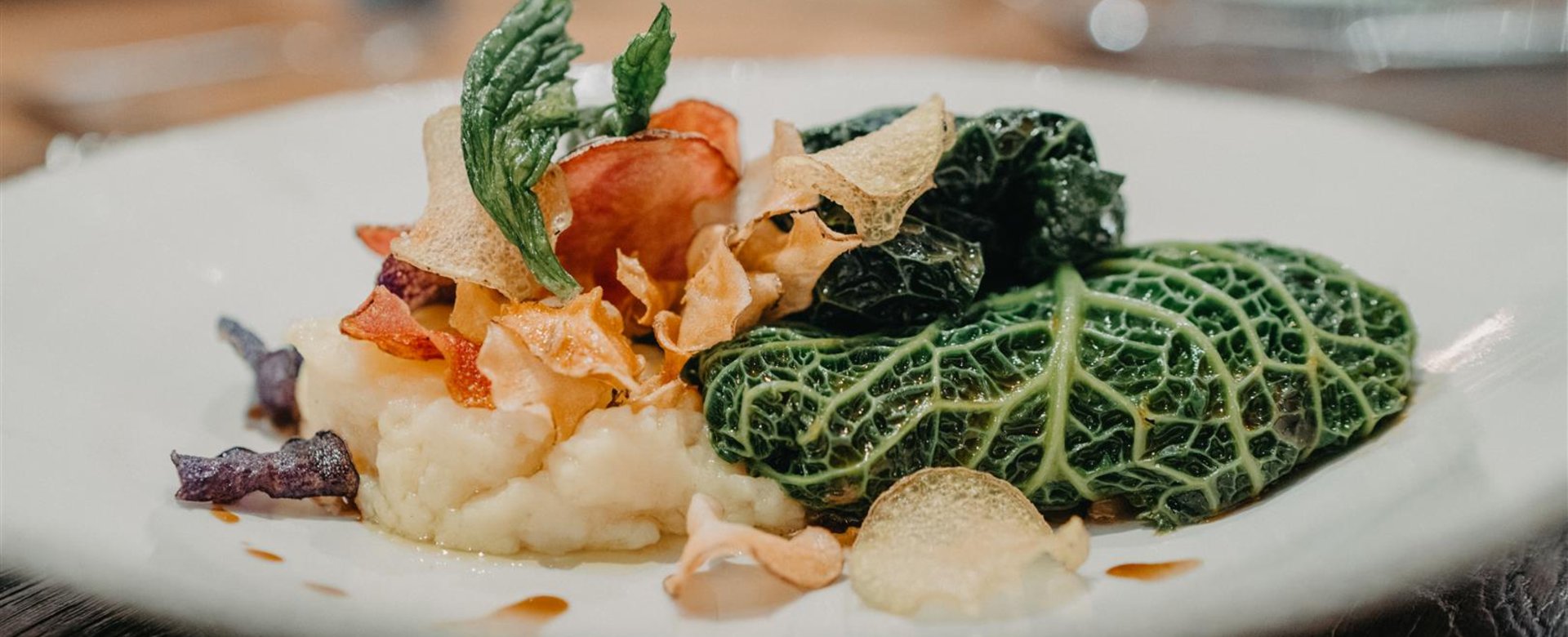 Teller Mittagessen Detailansicht