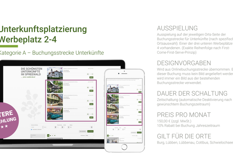Preisliste Onlinebanner