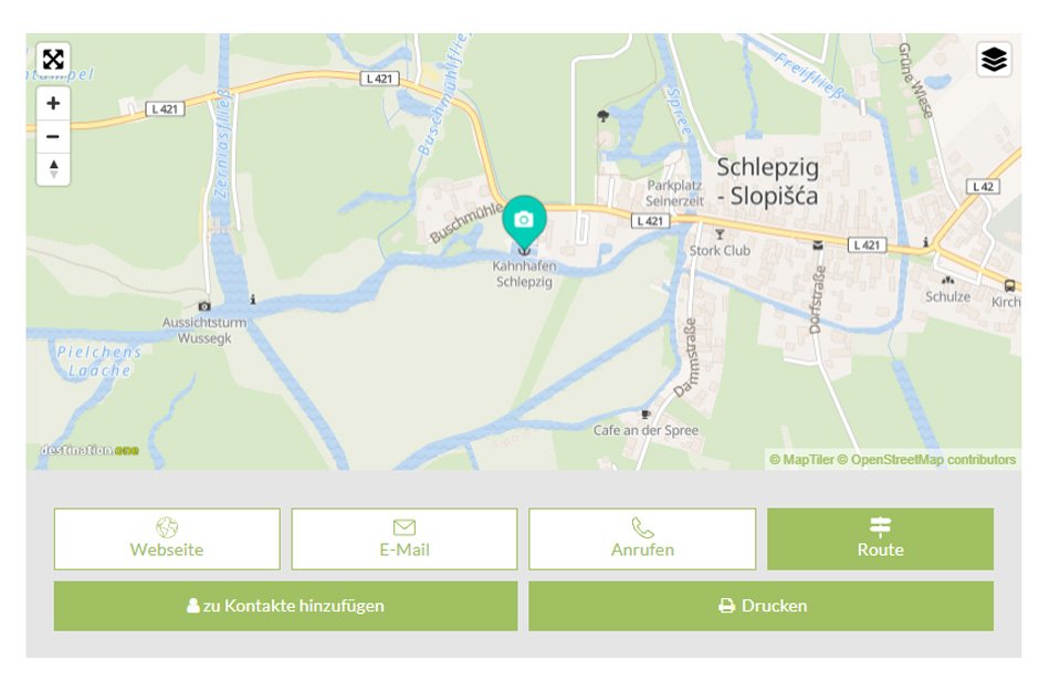 Karte Spreewald Verlinkung
