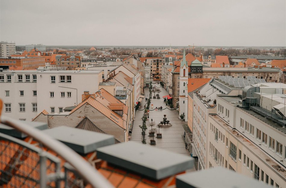 Cottbus Ansicht von Turm