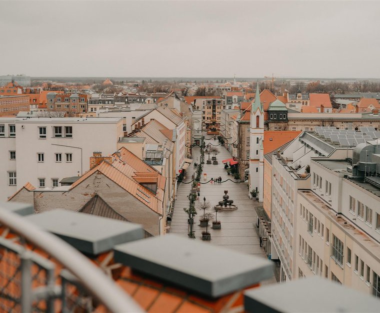 Cottbus Ansicht von Turm