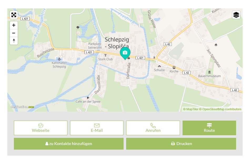 Karte Spreewald Verlinkung