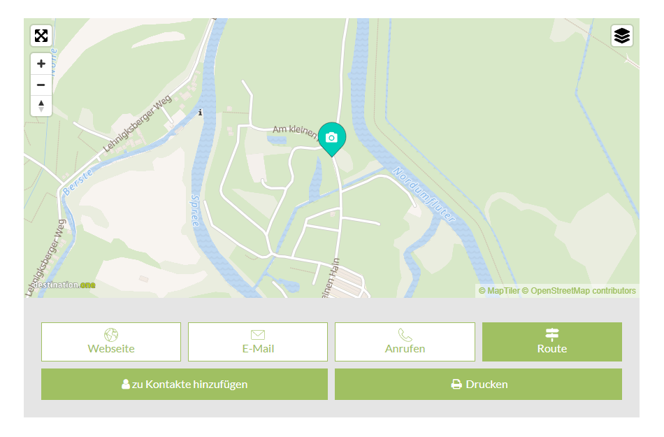 Karte Spreewald Verlinkung