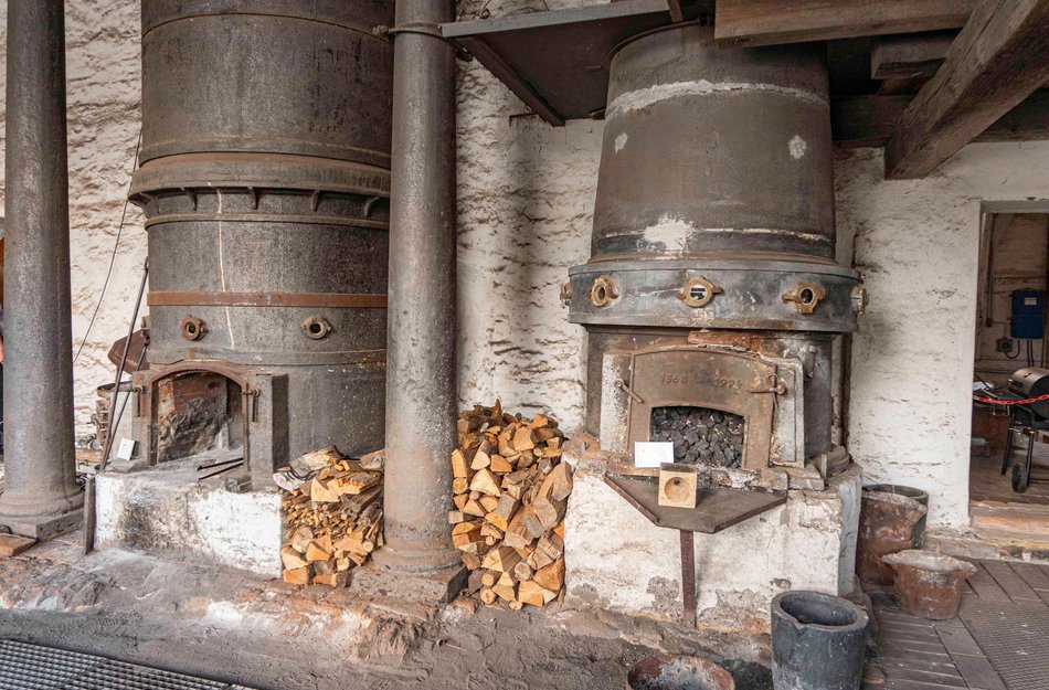 alte Holzöfen im Museum
